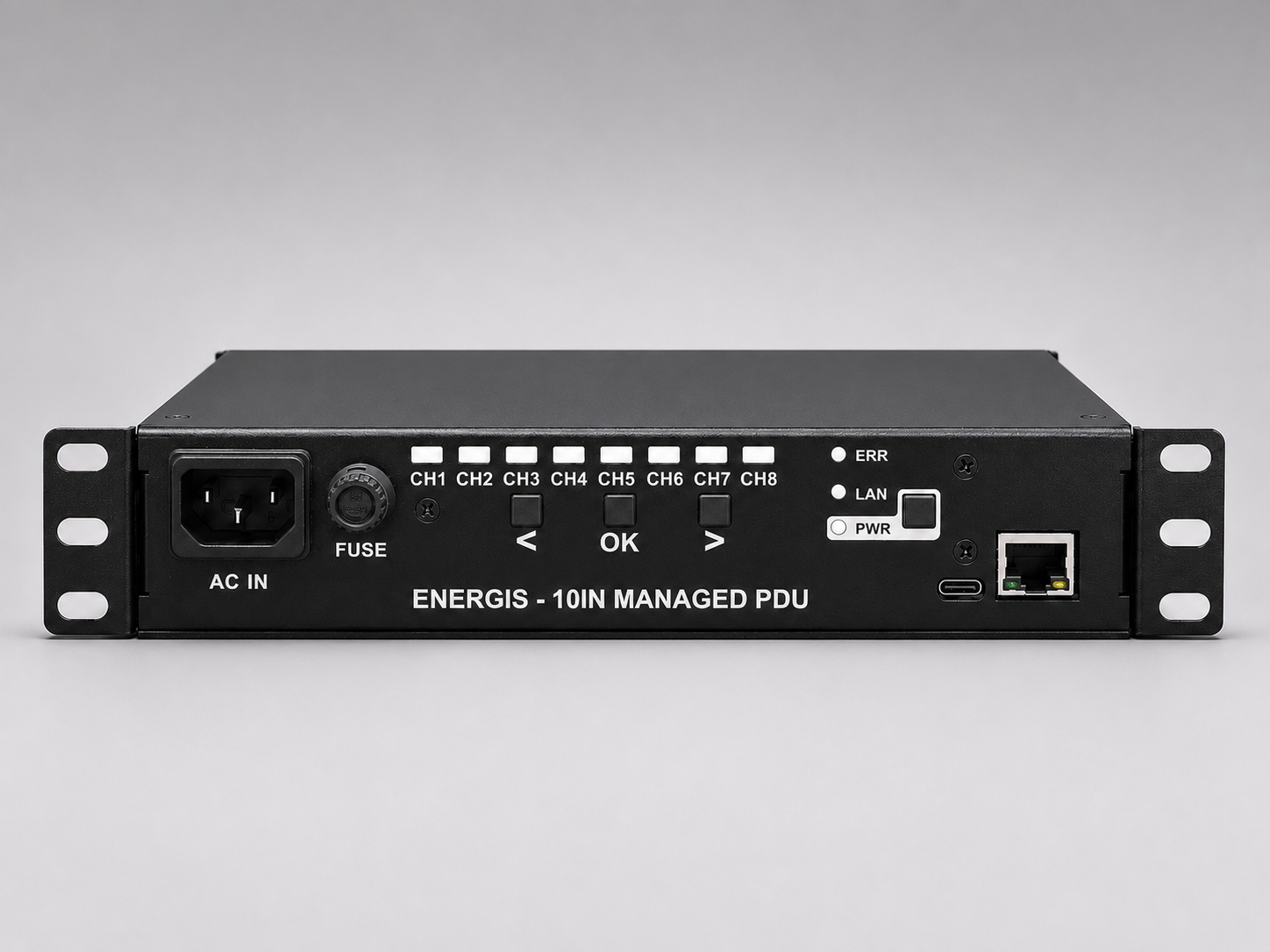 ENERGIS 10 inch managed PDU product view