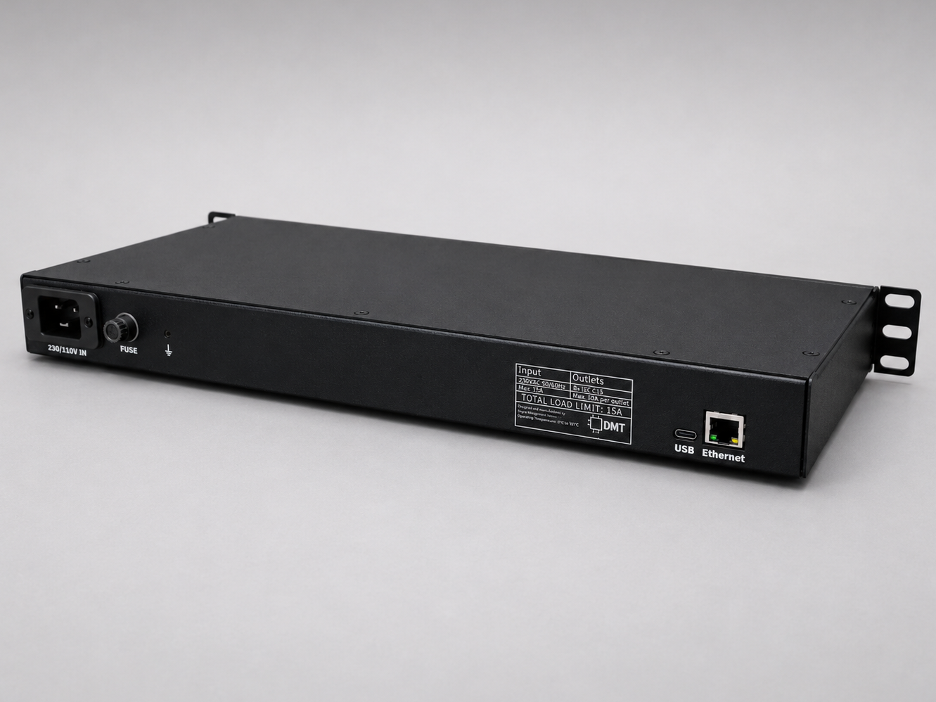 ENERGIS 19 inch managed PDU detail view